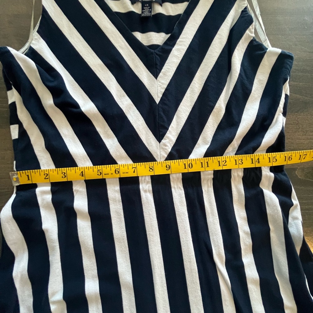Chaps Sleeveless Maxi Dress. Size Large - Picture 3 of 6